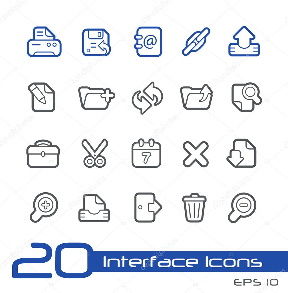 Web Icons -- Line Series