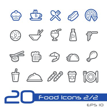 Gıda Icons - set 1 2 - line serisi