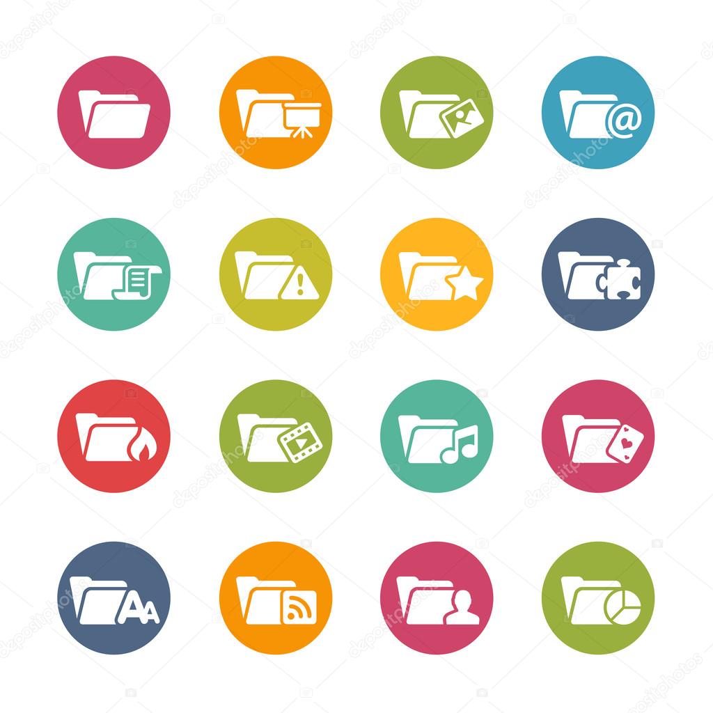 Folder Icons - 2 -- Fresh Colors Series