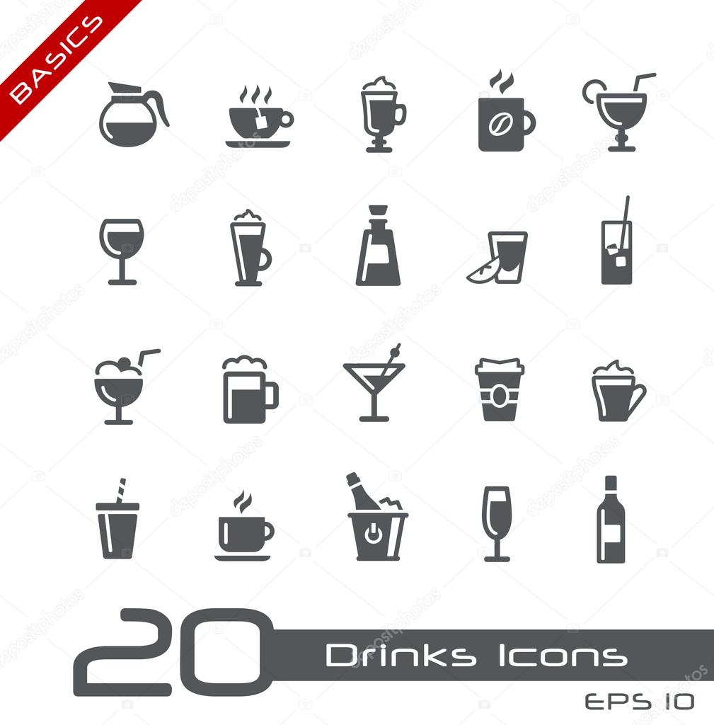 Drinks Icons -- Basics