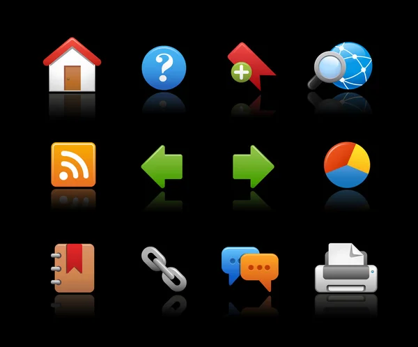 Iconos del sitio web — Archivo Imágenes Vectoriales