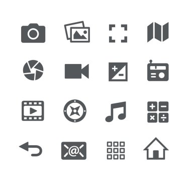 Medya simgeler--Apps arabirimi
