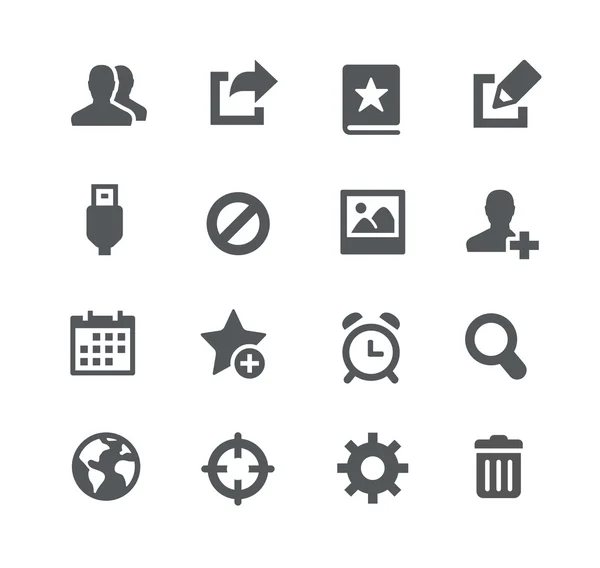 Communication Icons - Apps Interface — стоковый вектор