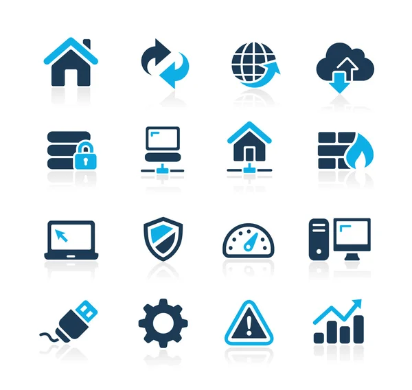 Web Developer Icons - Azure Series — стоковый вектор