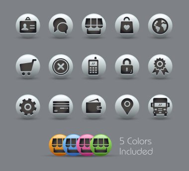 Online Store Icons -- Pearly Series clipart