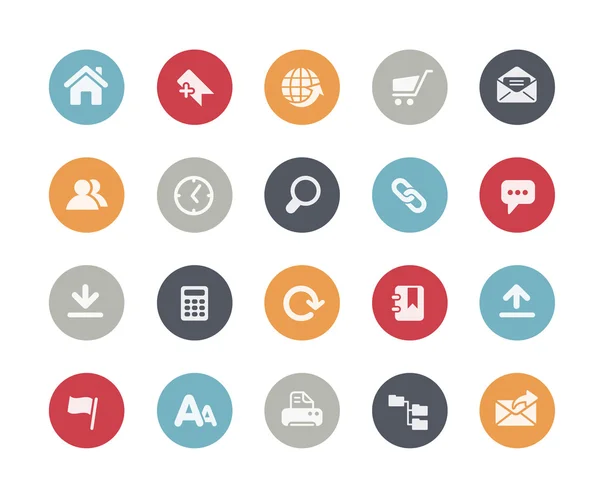 Sitio web Iconos Classics Series — Vector de stock