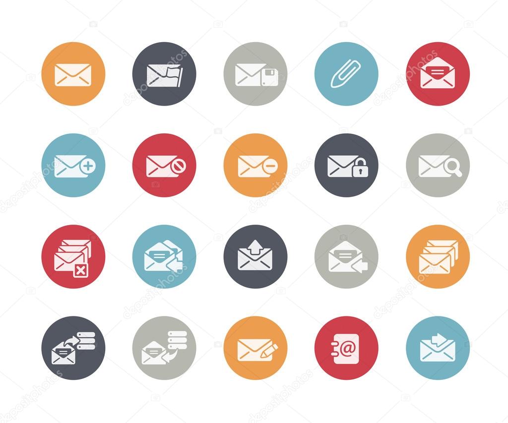 E-mail Icons Set Classics Series