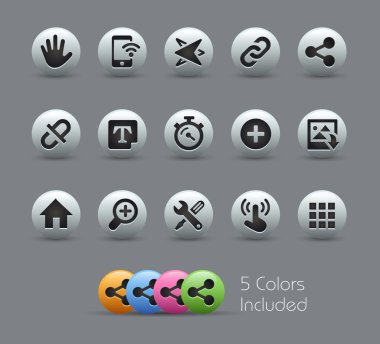 System Icons Interface -- Pearly Series clipart