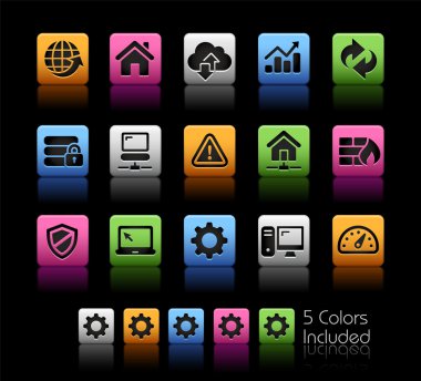 Web geliştirici simgeler--Colorbox serisi