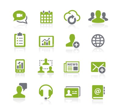 Business Network Icons -- Natura Series
