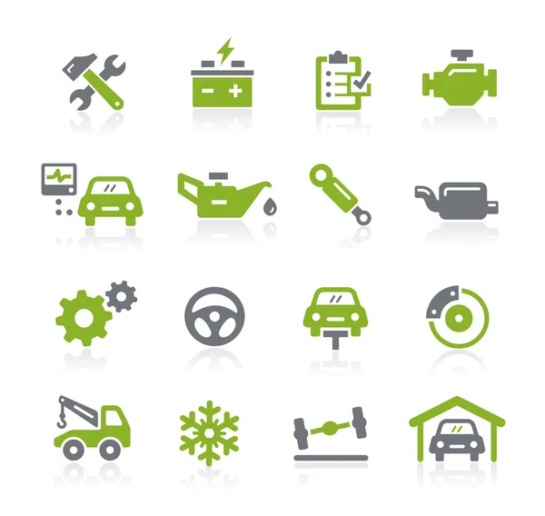 Car Service Icons -- Natura Series — Wektor stockowy