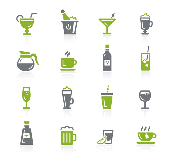 Drinks Icons -- Natura Series — Wektor stockowy