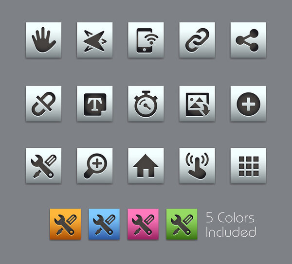 System Icons Interface - Satinbox Series
