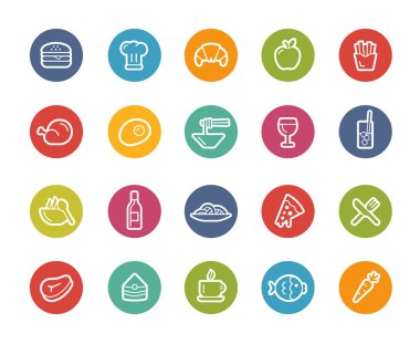 Gıda Icons - Set 1 / 2--Printemps serisi