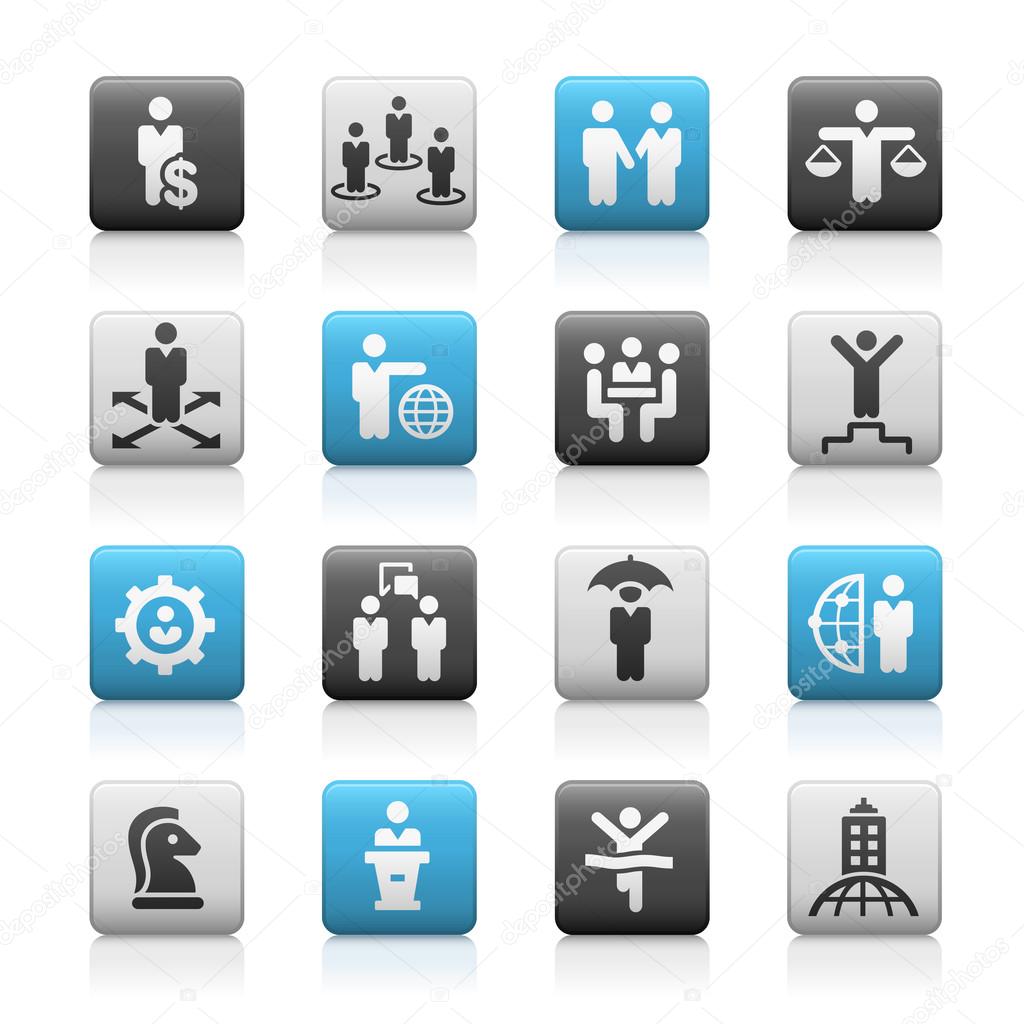 Business Success Icons -- Matte Series