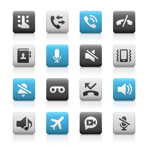 Web und mobile Icons 1 - matte Serie — Stockvektor