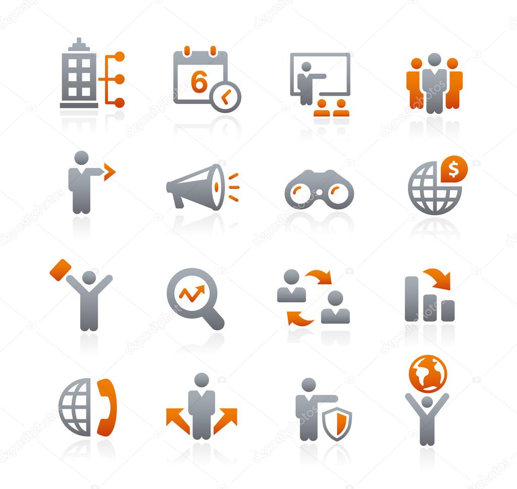 Business Opportunities Icons -- Graphite Series