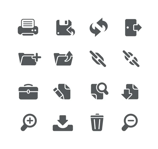 Web en Software Development pictogrammen--Utility serie — Stockvector