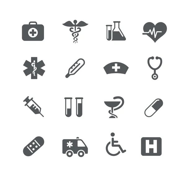 Iconos médicos - - Serie Utilidad — Archivo Imágenes Vectoriales