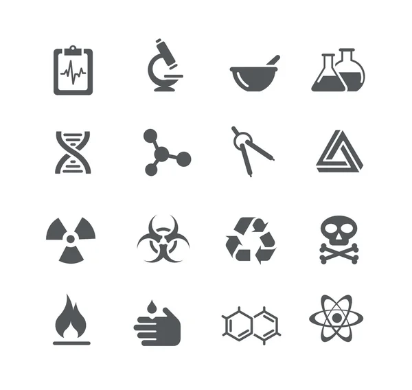 Science Signs and Symbols - Utility Series — стоковый вектор