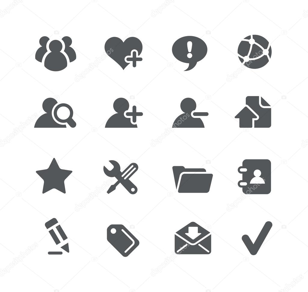Web Development icons -- Utility Series