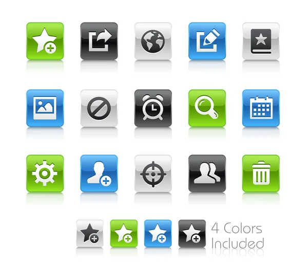 Web und mobile Icons 2 -- saubere Serien — Stockvektor