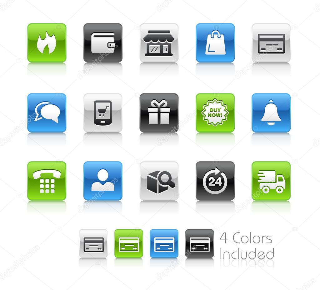 e-Shopping Icons -- Clean Series