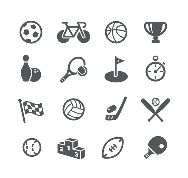 Iconos deportivos - - Serie Utilidad — Archivo Imágenes Vectoriales