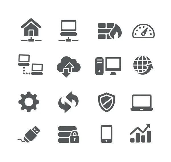 Netwerk Icons - Utility serie — Stockvector