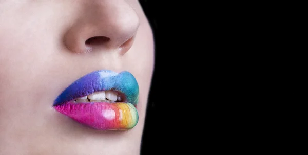 Labios de color Sensua — Foto de Stock