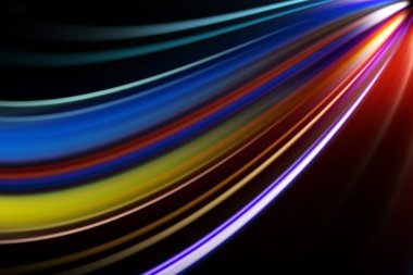 soyut gece hızlandırma hızı hareketi 