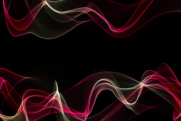 Abstract ribbon waves — Stock Photo, Image