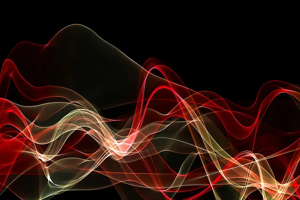 Abstract ribbon waves — Stock Photo, Image