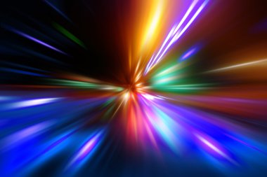 Gece yolunda hız hareketi