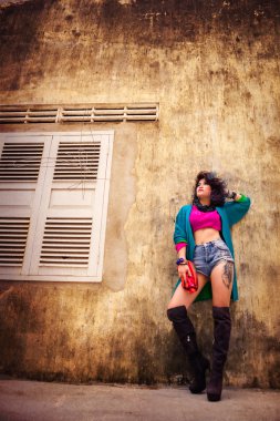 çekici genç Asyalı kız 