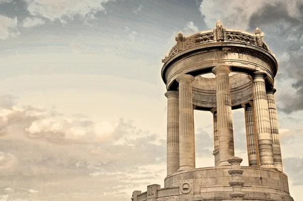 Passeto monument onder gouden zon Ancona, Italië — Stockfoto