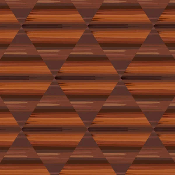 Ornamento etnico marrone in forma di bambù modello geometrico — Vettoriale Stock