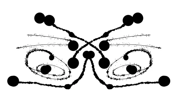 Modèle rétro simple primitif avec étoiles — Image vectorielle