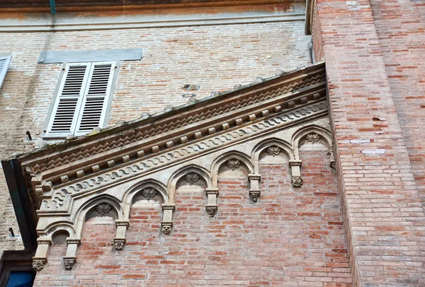 Detalles arquitectura de la ciudad Senigallia. Catedral — Foto de Stock