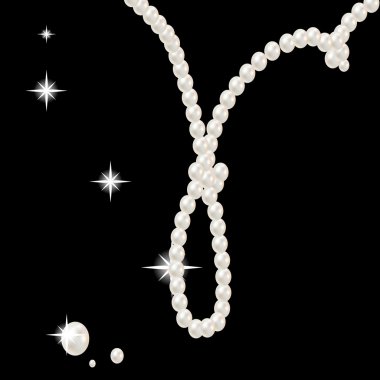 Büyük güzel pembe inci ve yıldız romantik kalp