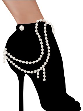 şık siluet kadın yüksek topuklu ayakkabı