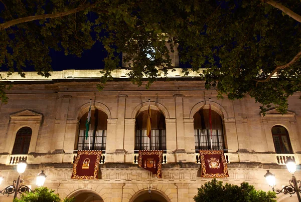 Historic Buildings Monuments Seville Spain Architectural Details Stone Facade Museums — Photo