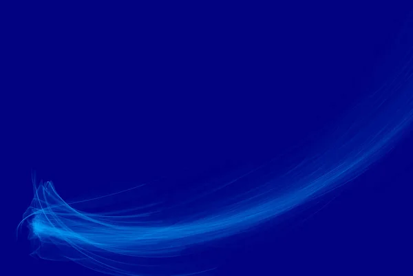 Kosmiczne abstrakcyjne tło. Kolorowy dym, woda atramentowa, wzór wszechświata. Abstrakcyjny kolor boski niebieski — Zdjęcie stockowe