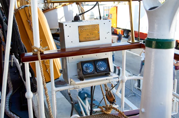 De mariene delen van het schip. zeilboot — Stockfoto