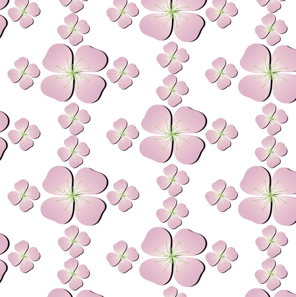 Fond de fleur floue romantique sur vintage rétro — Image vectorielle