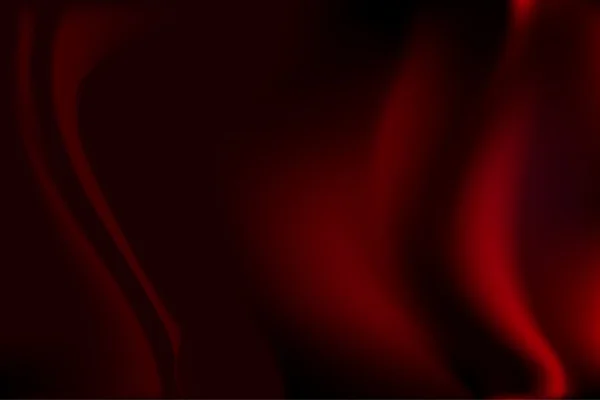 Червоний морський коник, шовковий фон з деякими м'якими складками — стоковий вектор