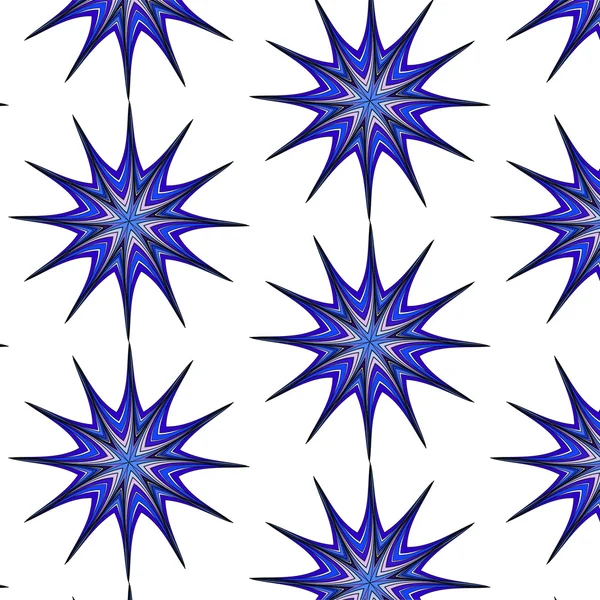 레이스 꽃 다채로운 민족 장식 완벽 한 패턴 — 스톡 벡터