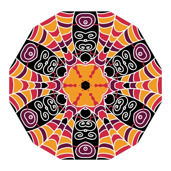 Абстрактный геометрический фон, состоящий из винтажных цветов кирпича — стоковый вектор