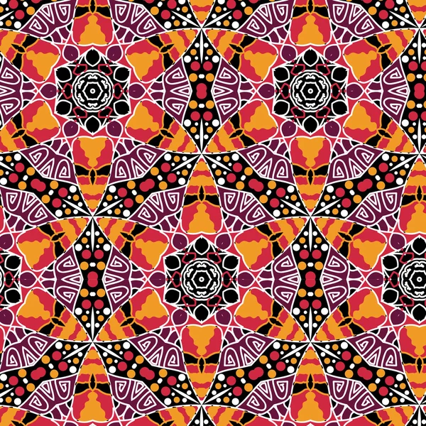 Abstracte geometrische achtergrond samengesteld uit vintage kleuren bakstenen — Stockvector