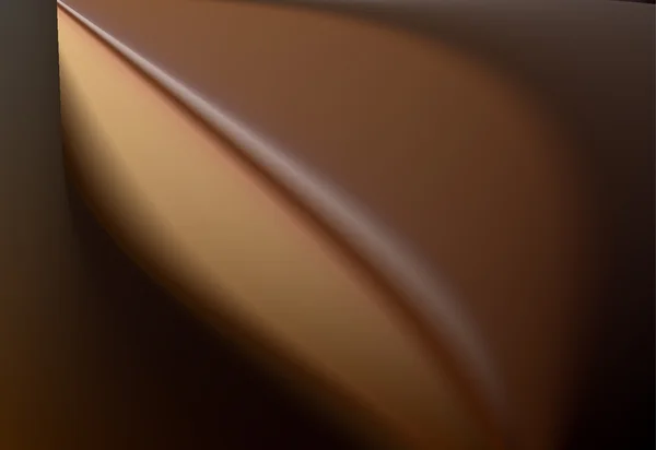 ソフトのひだとダーク チョコレートの茶色の背景 — ストックベクタ